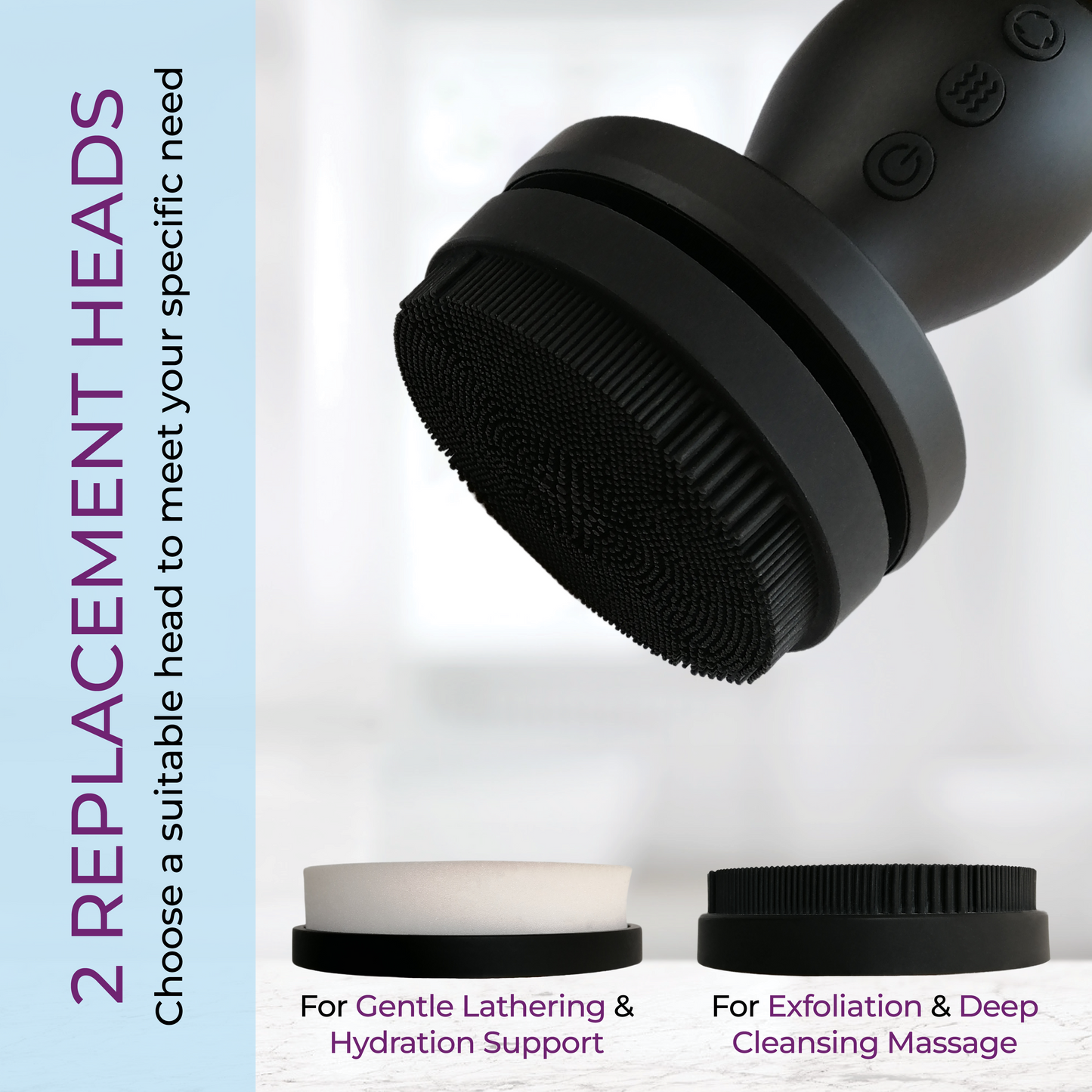 PureSkin Shower Scrubber